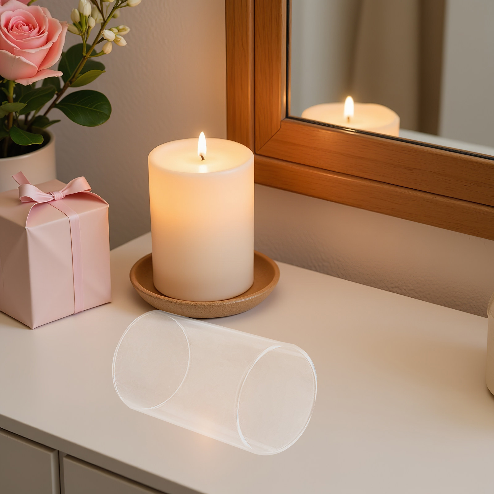 Clear Glass Cover Open Ended D - Plastic Dome Clear ulasan dan harga