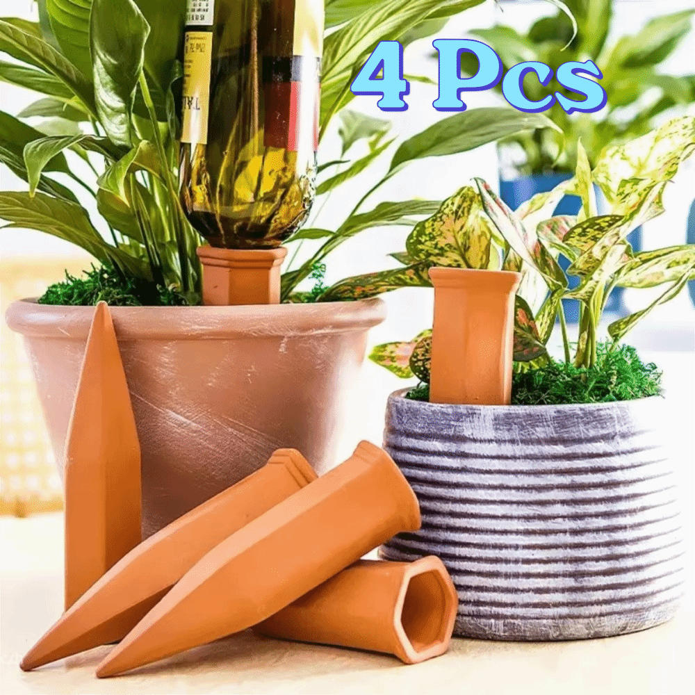 4PCS Automatic Terracotta Self - Self Watering Insert ulasan dan harga