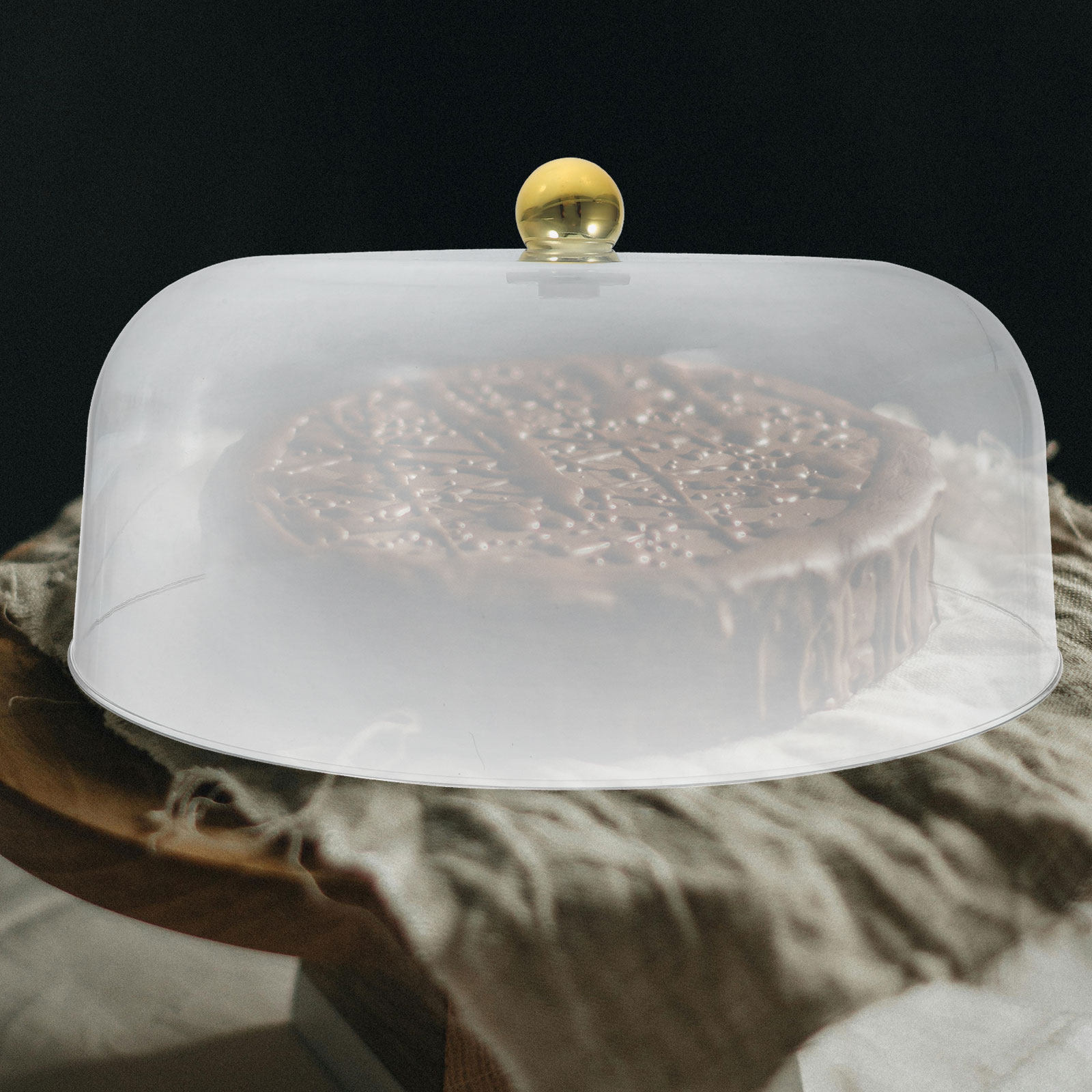 Plastic Cake Dome 28Cm Clear C - Plastic Dome Clear ulasan dan harga