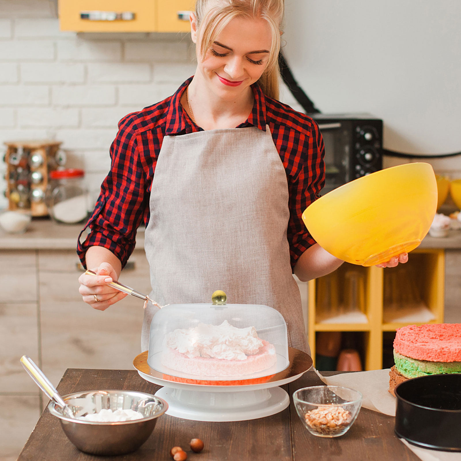 Plastic Cake Dome 28Cm Clear C - Plastic Dome Clear ulasan dan harga