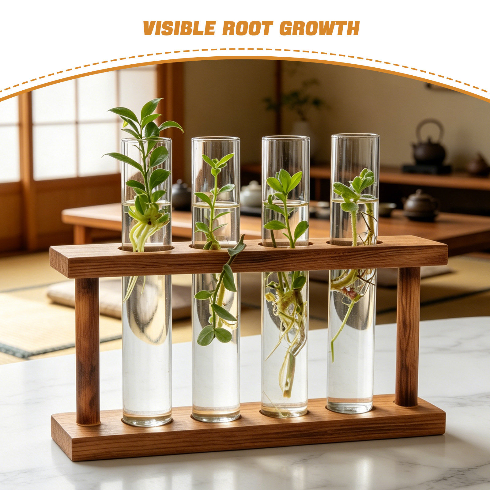 Wood Stand Plant Propagation S - Propagation Station Vase ulasan dan harga