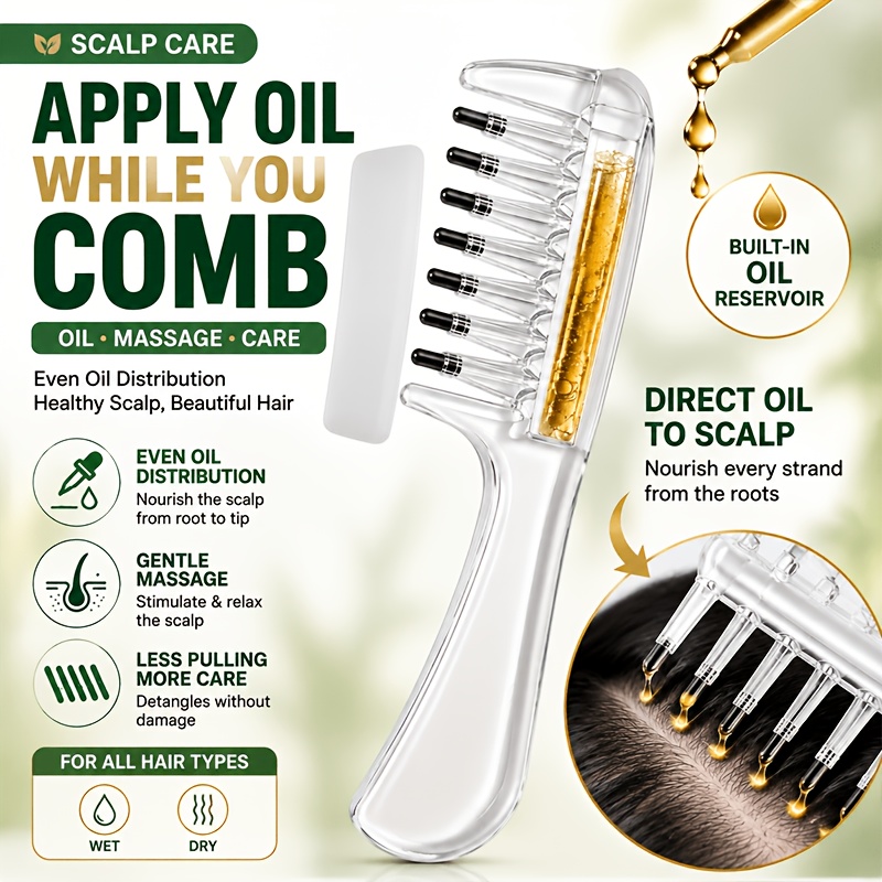 Scalp Oil Applicator Comb for  - Root Stimulator Liquid ulasan dan harga