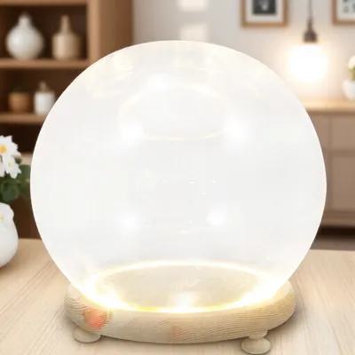 Preserved Flower Glass Dome Cl - Plastic Dome Clear ulasan dan harga