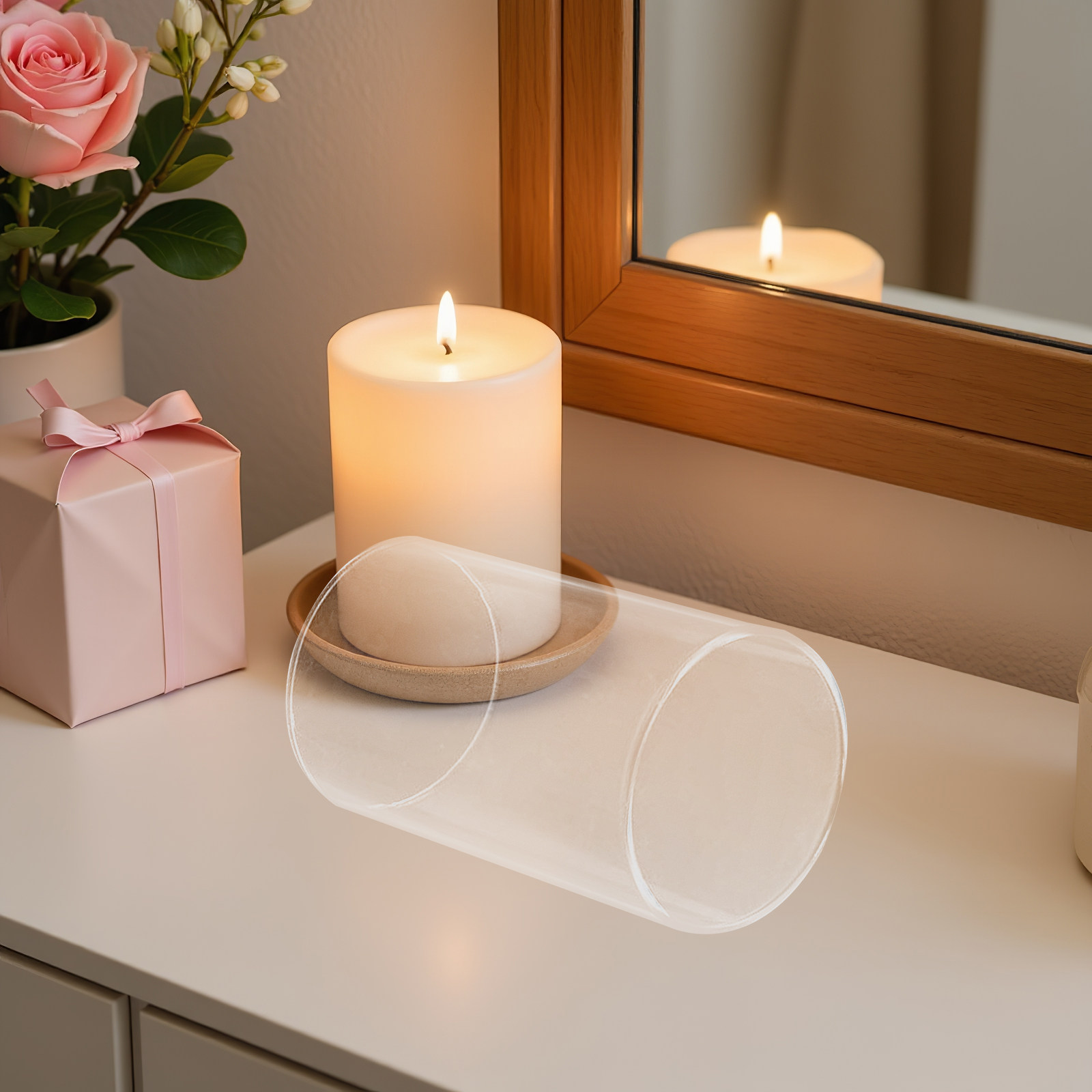Clear Glass Cover Transparent  - Plastic Dome Clear ulasan dan harga